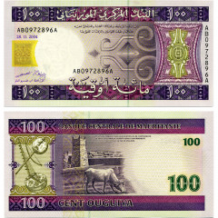 100 угий 2004 года - Мавритания (Pick 10.a) UNC