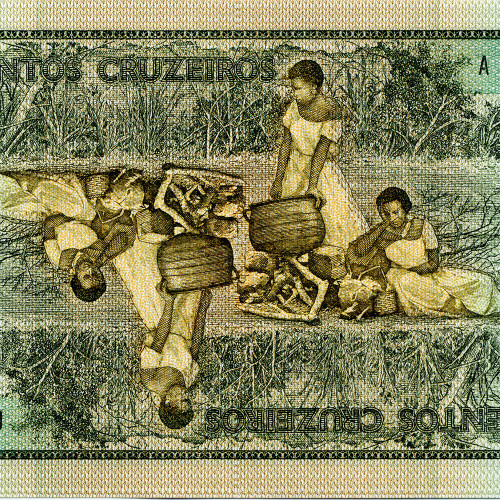 200 крузейро 1984 г - Бразилия (Pick 199b) UNC