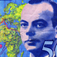 50 франков 1992 года - Франция (Pick 157.а (Сент-Экзюпери) F-VF