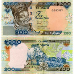 200 найра 2020 года - Нигерия (Pick 29) UNC