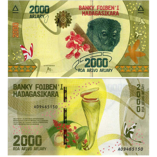 2000 ариари 2017 года - Мадагаскар UNC