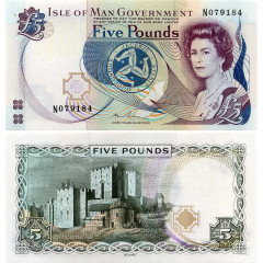 5 фунтов 2015 года - Остров Мэн (Pick 48) UNC