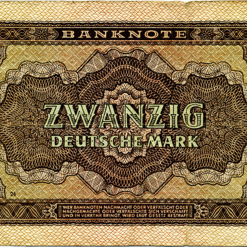 20 марок 1948 года - ГДР (Pick 13.b) VF