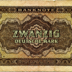 20 марок 1948 года - ГДР (Pick 13.b) VF