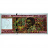 25000 франков 1998 года - Мадагаскар (Pick 82) XF
