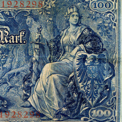 100 марок 1909 года - Германия (Pick 38) G-VG