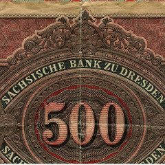 500 марок 1911 года - Саксония (P# S953) G-VG