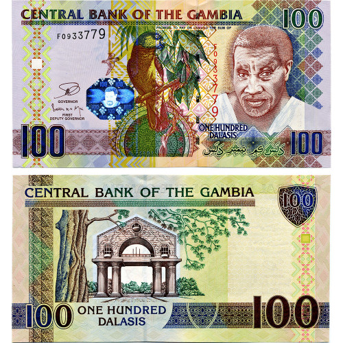100 даласи 2013 года - Гамбия (Pick 29) UNC