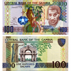 100 даласи 2013 года - Гамбия (Pick 29) UNC