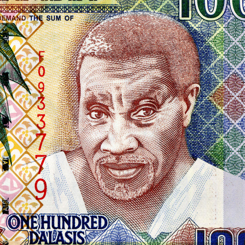 100 даласи 2013 года - Гамбия (Pick 29) UNC