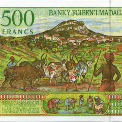 500 франков 1994 года - Мадагаскар (Pick 75) aUNC