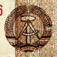 10 марок 1971 года - Выпуск 1985 года - ГДР (Pick 28.b) G-VG