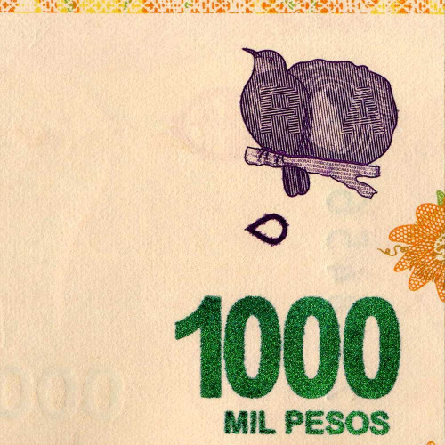 1000 песо 2017 (2022) года - Аргентина (Pick 366) UNC