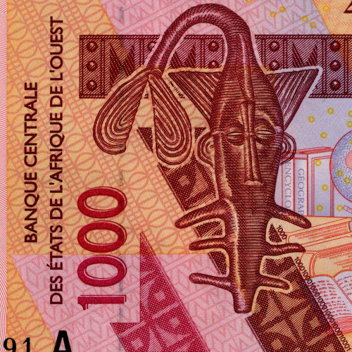 1000 франков 2023 года - Кот-д'Ивуар (Pick 115A) UNC