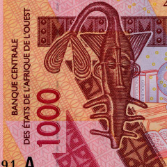 1000 франков 2023 года - Кот-д'Ивуар (Pick 115A) UNC