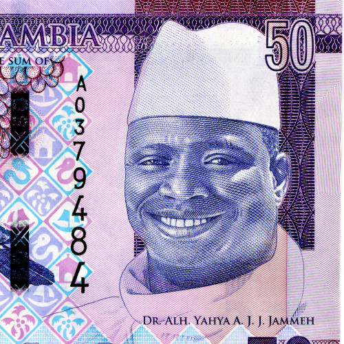 50 даласи 2015 года — Гамбия UNC