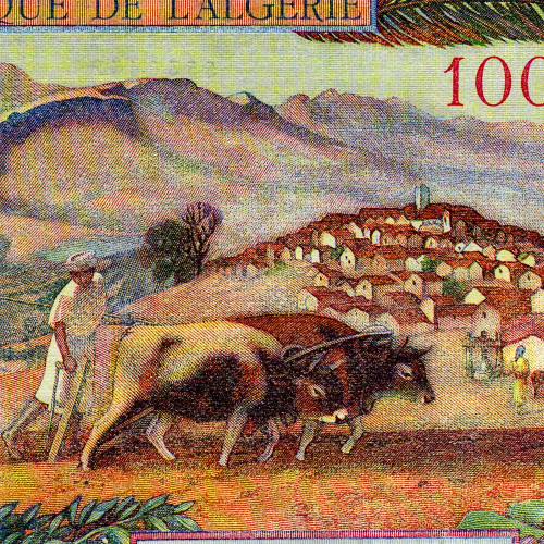 100 франков 1945 года - Алжир (Pick 88) XF