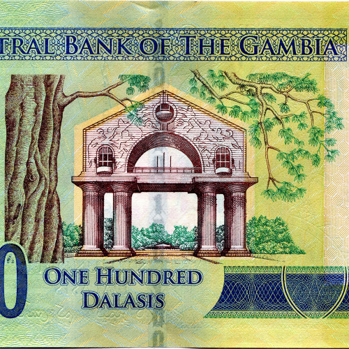 100 даласи 2015 года — Гамбия UNC