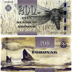 200 крон 2011 года - Фарерские острова (Pick 31) UNC