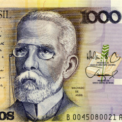 1 новый крузадо на 1000 крузадо 1989 года - Бразилия (Pick 216.b) aUNC