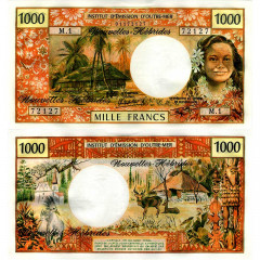 1000 франков 1979 года - Новые Гибриды (Pick# 20) UNC