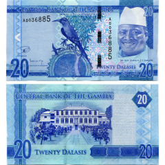 20 даласи 2015 года — Гамбия UNC