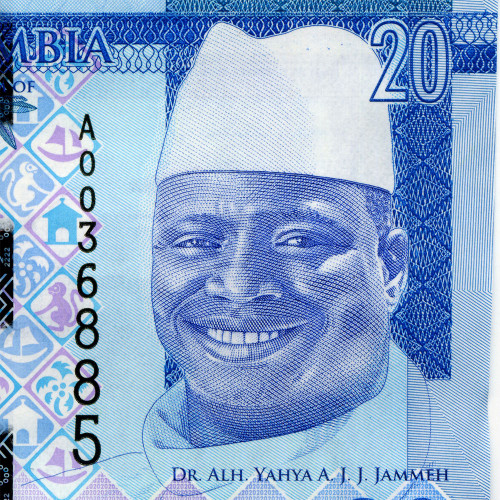 20 даласи 2015 года — Гамбия UNC