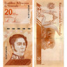 20 боливар 2021 года - Венесуэла (Pick W117) - UNC