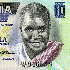 10 квача 1986-1988 года - Замбия (Pick 26.e) UNC