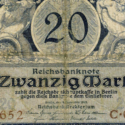 20 марок 1915 года - Германия (Pick 63) G