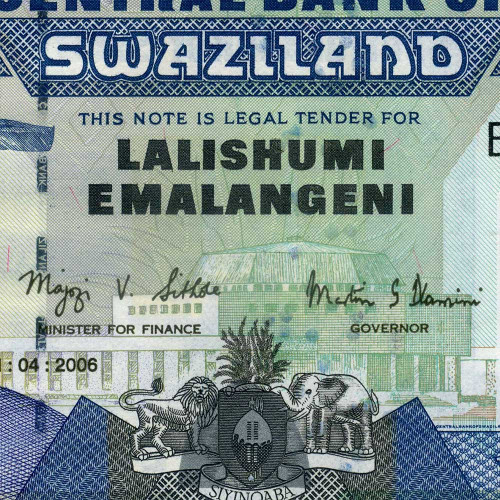 10 эмалангени 2006 года - Свазиленд (Pick 29c) UNC