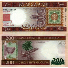 200 угий 2013 года - Мавритания (Pick 17) UNC