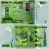 5000 шиллингов 2019 года - Уганда (Pick 51) UNC