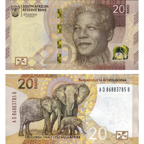 20 рэндов 2023 года - ЮАР (Pick W149) UNC