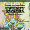 20 квача 1989-1991 гг - Замбия (Pick 32.b) UNC