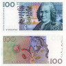 100 крон 1986-2000 гг. - Швеция (Pick 57) XF