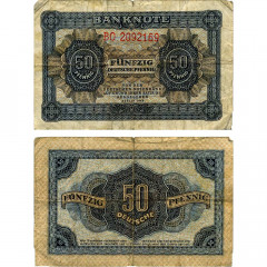 50 пфеннигов 1948 года - ГДР (Pick 8.b) G