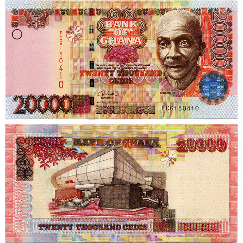 20000 седи 2003-2006 гг. - Гана (Pick 36) UNC