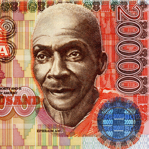 20000 седи 2003-2006 гг. - Гана (Pick 36) UNC