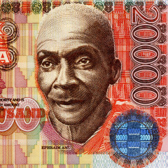 20000 седи 2003-2006 гг. - Гана (Pick 36) UNC