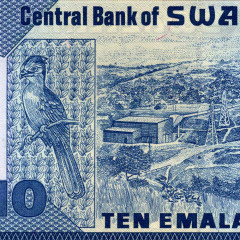 10 эмалангени 2001 года - Свазиленд (Pick 29a) UNC