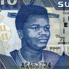 10 эмалангени 2001 года - Свазиленд (Pick 29a) UNC