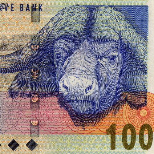 100 рэндов 2005 (2009) года - ЮАР (Pick 131b) F-VF