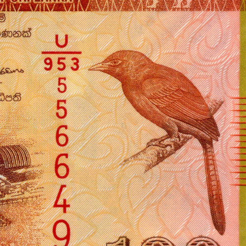 100 рупий 2022 года - Шри-Ланка (Pick 125) UNC
