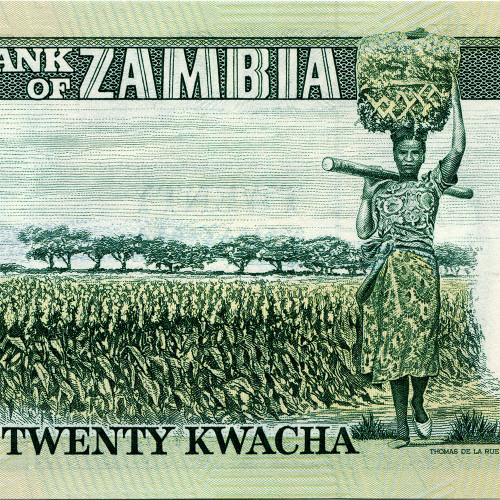 20 квача 1980-1988 гг - Замбия (Pick 27.e) UNC