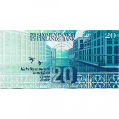 20 марок 1993 года - выпуск 1997 года - Финляндия (Pick 123) XF