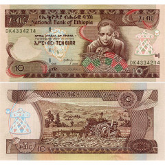 10 быров 2006 года - Эфиопия (Pick 48d) UNC