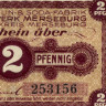 Нотгельд 2 пфеннига 1921 года (BASF) - Merseburg (Мерзебург) XF