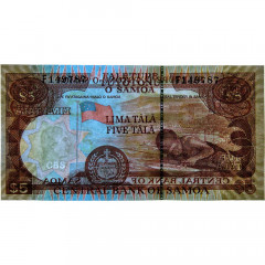 5 тал 2002 года - Самоа (Pick # 33a) UNC