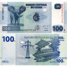 100 франков 2013 года - ДР Конго UNC